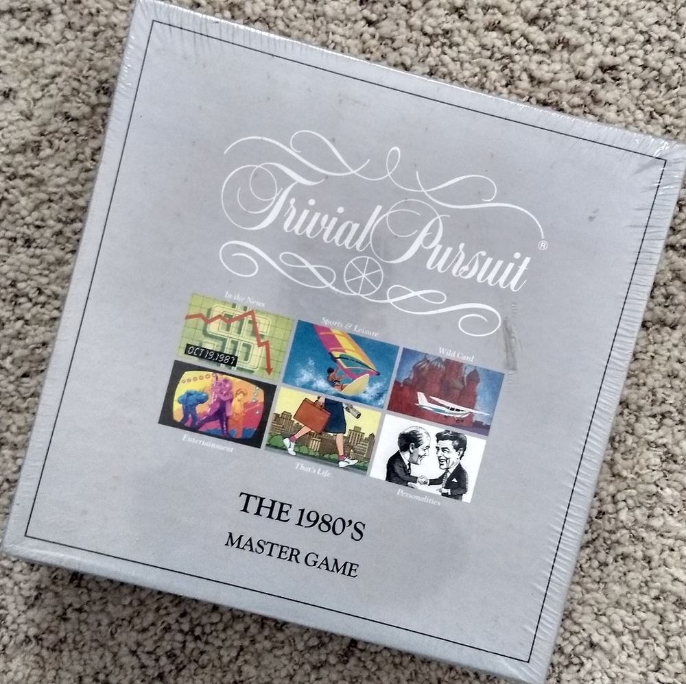 NIB Sealed Trivial Pursuit The 1980's Master Game